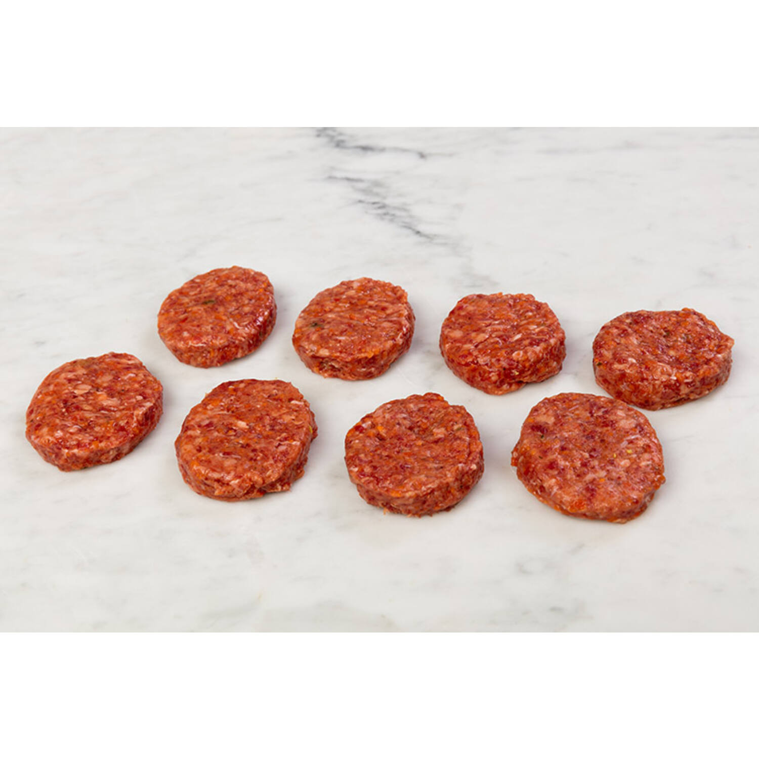 MINI RUNDER HAMBURGER  100x ca25gr